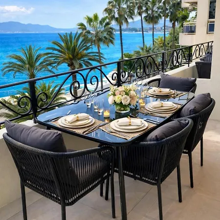 Appartement Croisette Luxe Avec Terrasse & Vue Cannes