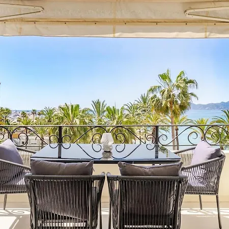 Croisette Luxe Avec Terrasse & Vue Apartment